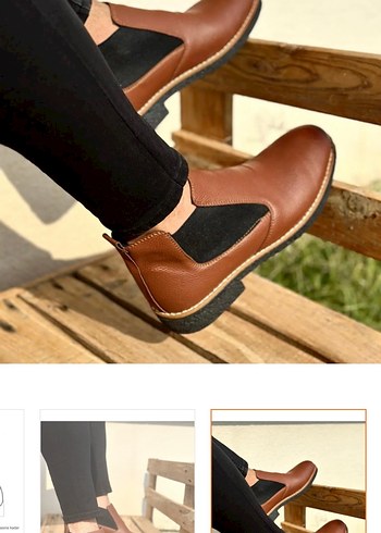 Kahverengi Erkek Günlük Bot 42 numara sıfır - Görsel 2