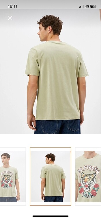 Koton Koton s beden erkek tshirt etiketli