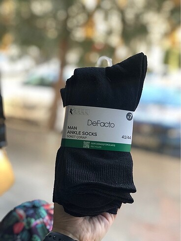 Beden Defacto erkek çorabı etiketli 7 adet