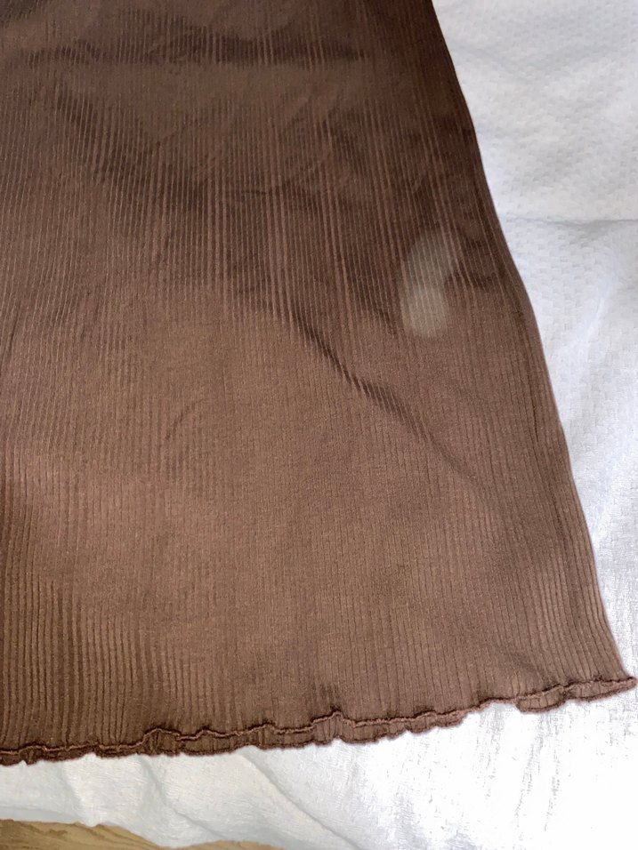 Kadın Kahverengi Uzun Etek - Görsel 2