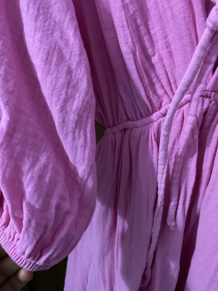 Pembe Mini Elbise - Görsel 5