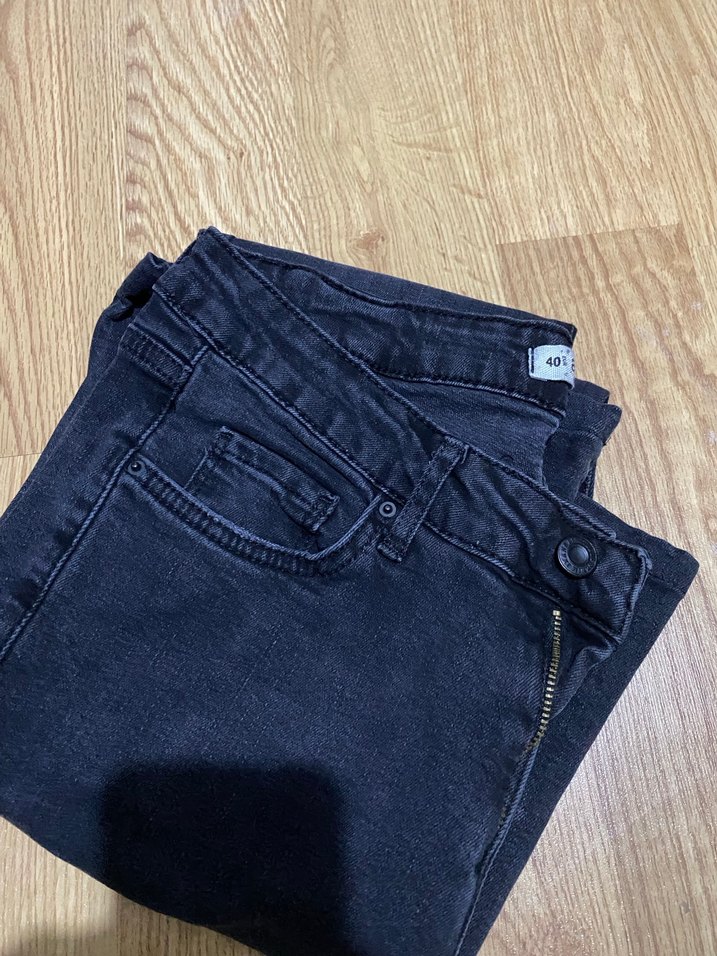 Kadın ispanyol paça siyah pantolon - Görsel 5