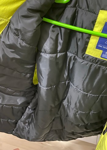 Erkek Parlak Sarı Fermuarlı Mont - Görsel 3