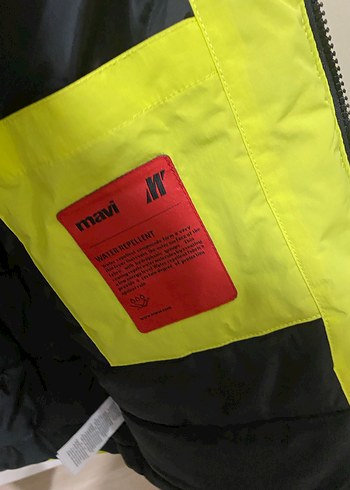 Erkek Parlak Sarı Fermuarlı Mont - Görsel 4