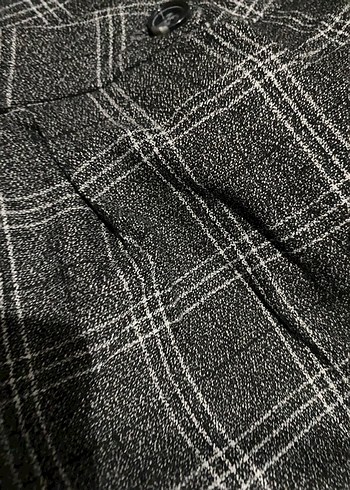 Gri kumaş pantolon - Görsel 3