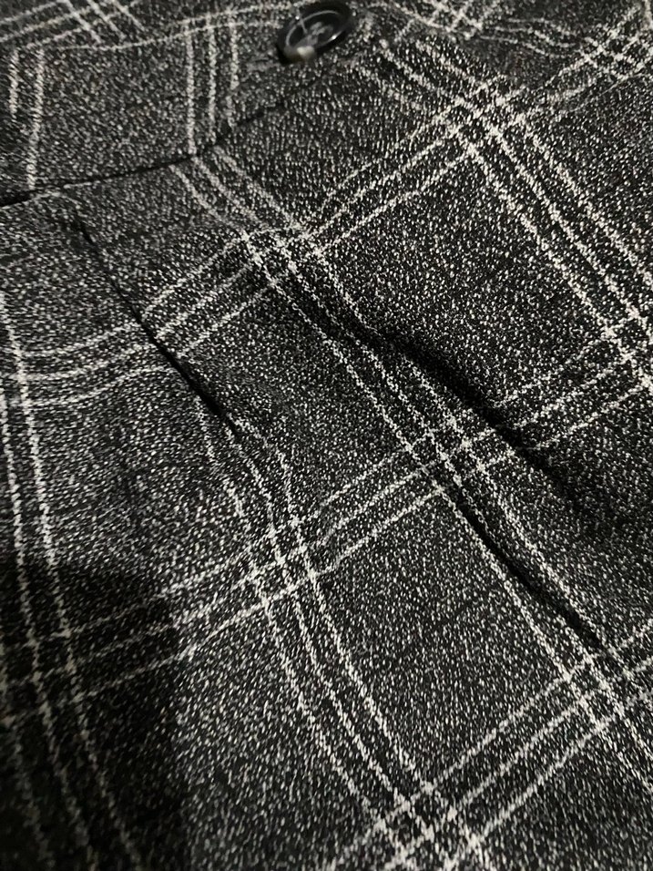 Gri kumaş pantolon - Görsel 3