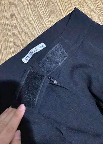 Kadın siyah Kumaş Pantolon - Görsel 3