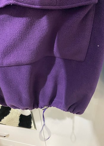 Mor Kapüşonlu Kadın Sweatshirt - Görsel 4