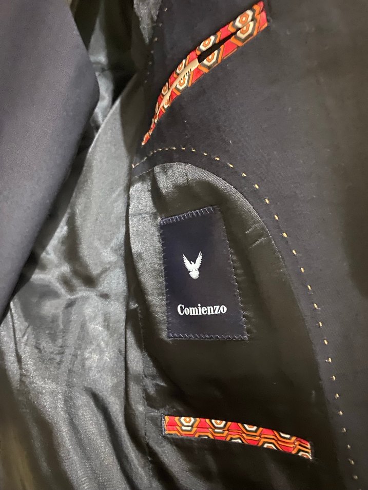 Düğmeli Lacivert Erkek Ofis Takımı - Görsel 2