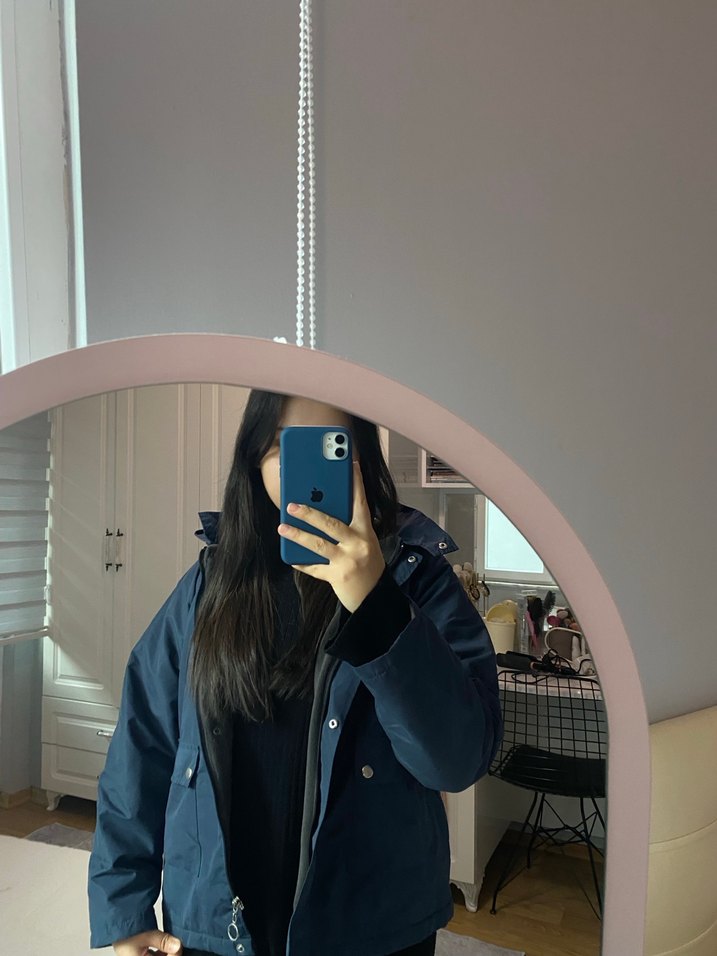 Kadın Lacivert Midi Kışlık Ceket - Görsel 2