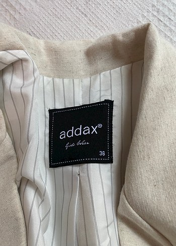 Bej Kadın Midi Blazer Ceket - Görsel 7