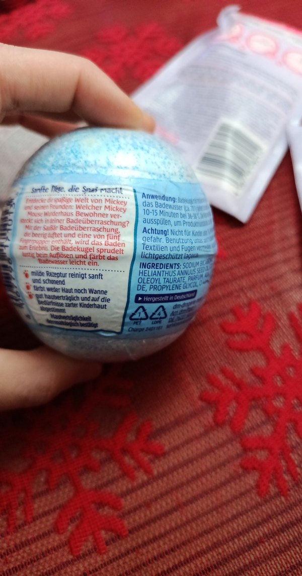 Renkli Mickey Mouse Banyo Sürprizi Topu - Görsel 2