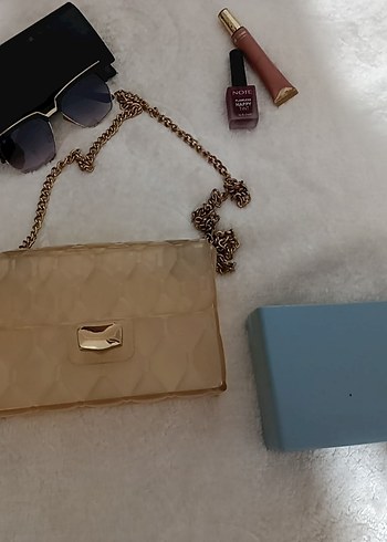 Zincir Detaylı turkuaz Kadın Çanta - Görsel 2