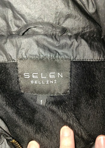 Kemerli Siyah Çocuk Kışlık Mont - Görsel 4