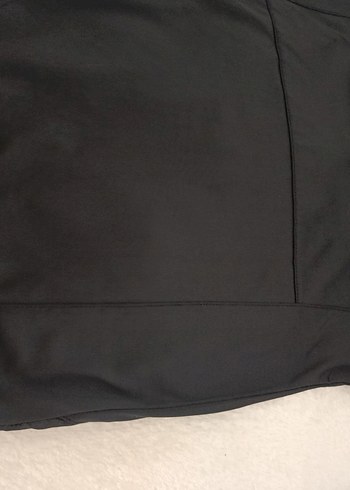 Siyah Fermuarlı Yüksek Yakalı Kadın Ceket - Görsel 3