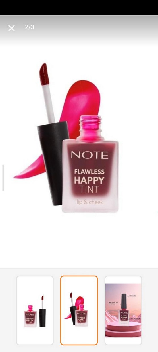 Note Burgundy Renkli - Görsel 2