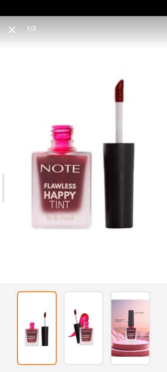 Note Burgundy Renkli - Görsel 3