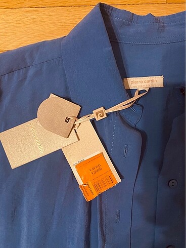 pierre cardin etiketli oversize gomlek - Görsel 9