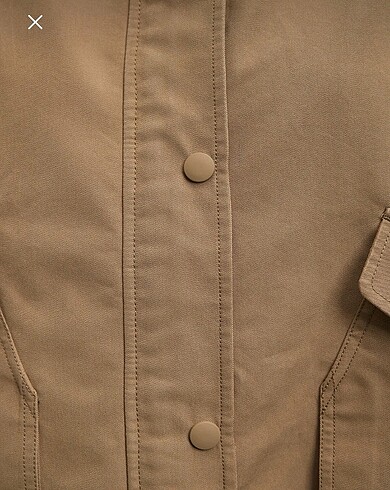 büyük cepli oversize ceket parka - Görsel 6