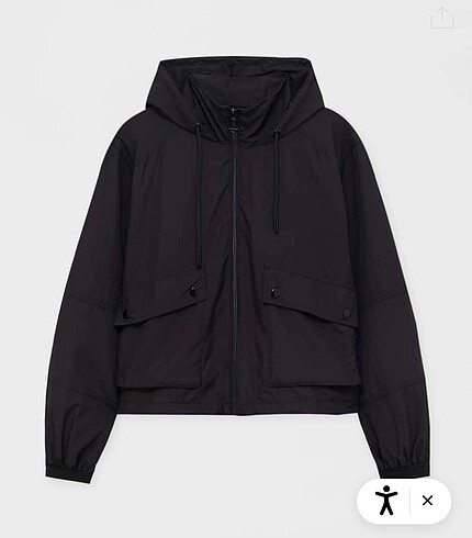 pull & bear siyah ceket