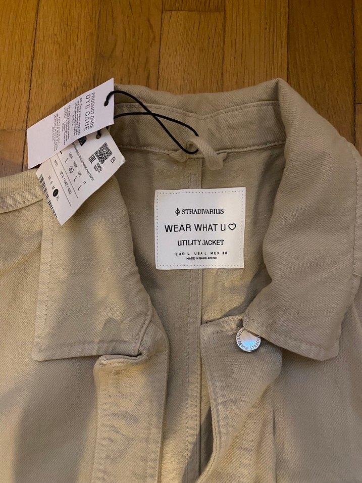 Stradivarius twill ceket gömlek - Görsel 5