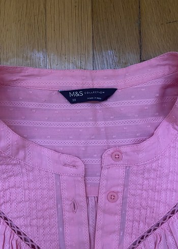 46 Beden pembe Renk marks& spencer gömlek