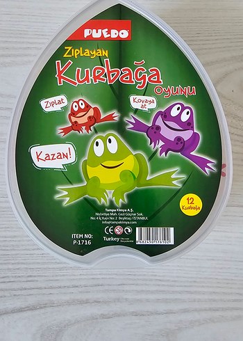 Renkli Plastik Kurbağa Oyuncak Seti - Görsel 2