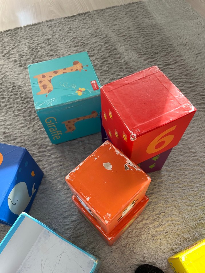 Renkli Eğitici Oyuncak Küpler - Görsel 2