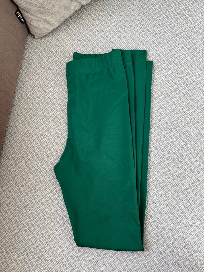 Yeşil Streç Kadın Tayt - Görsel 2