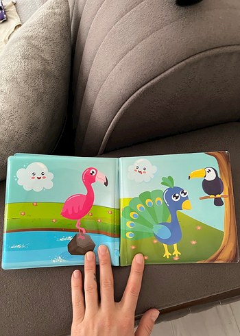 Renkli Hayvan Figürlü Eğitici Banyo Kitabı - Görsel 4