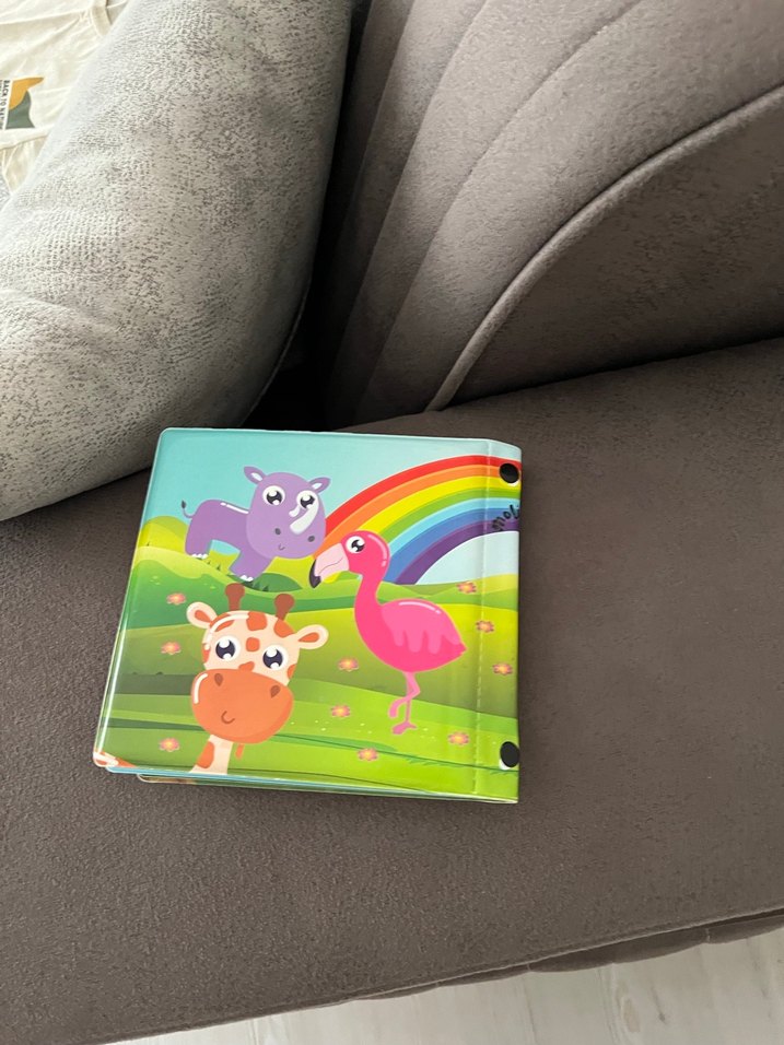 Renkli Hayvan Figürlü Eğitici Banyo Kitabı - Görsel 5