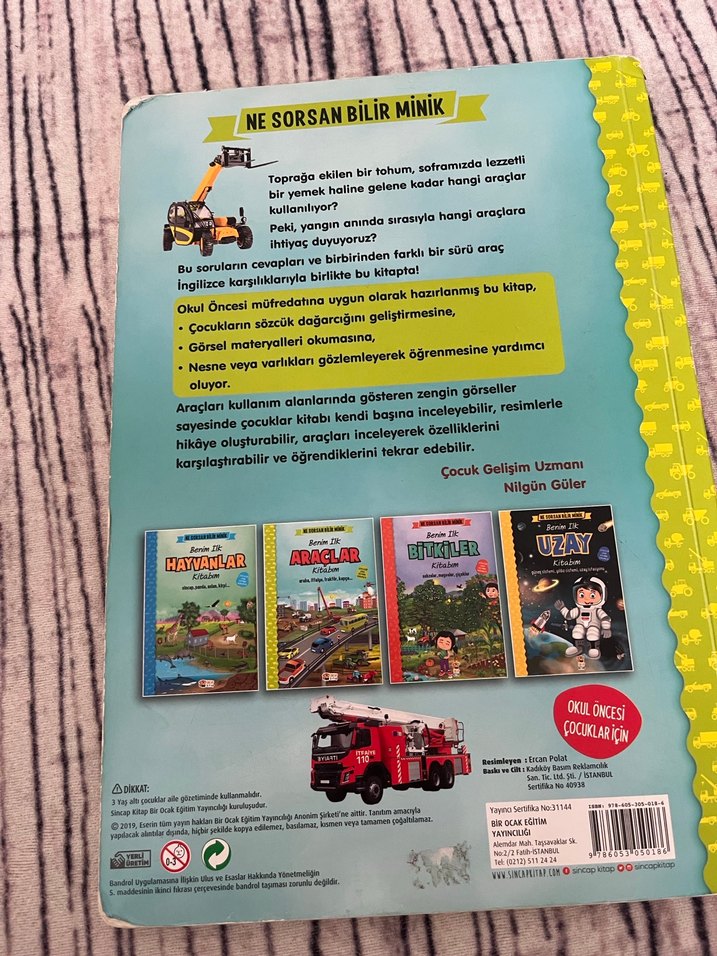 Benim İlk Araçlar Kitabım - Çocuk Kitabı - Görsel 2