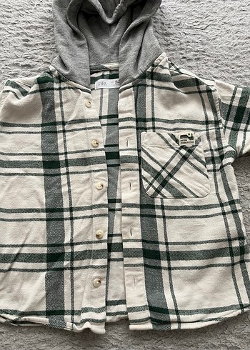 Kapüşonlu çocuk gömlek - Görsel 2