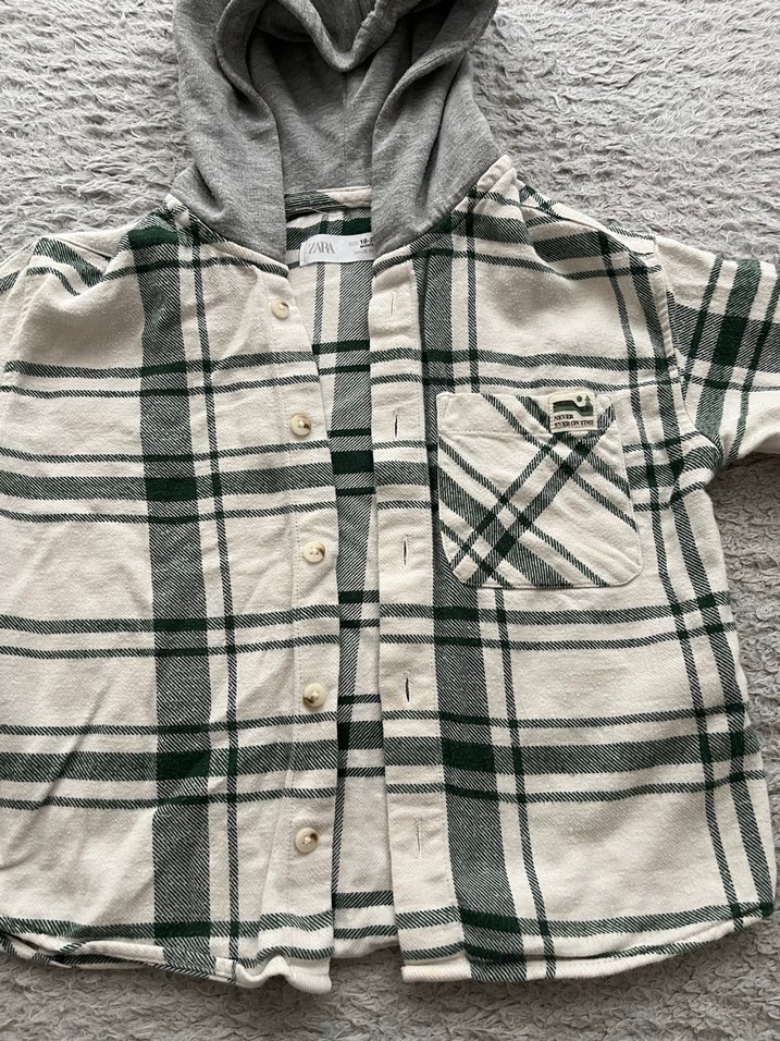 Kapüşonlu çocuk gömlek - Görsel 2