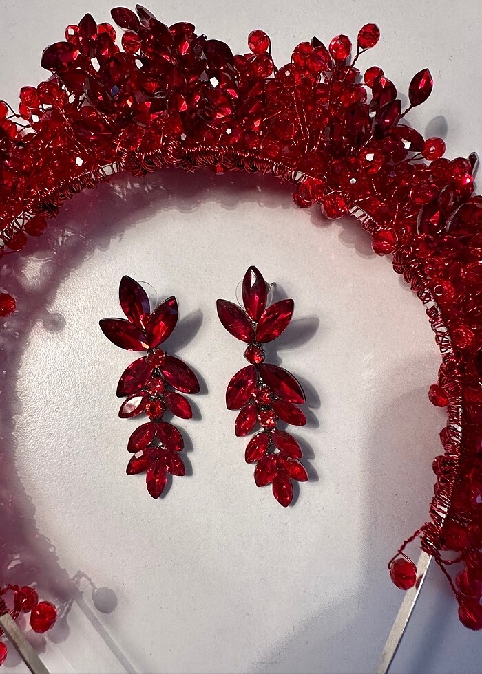 Kına tacı ve küpesi - Görsel 2