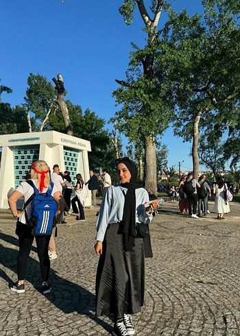 Siyah Uzun  Etek - Görsel 3