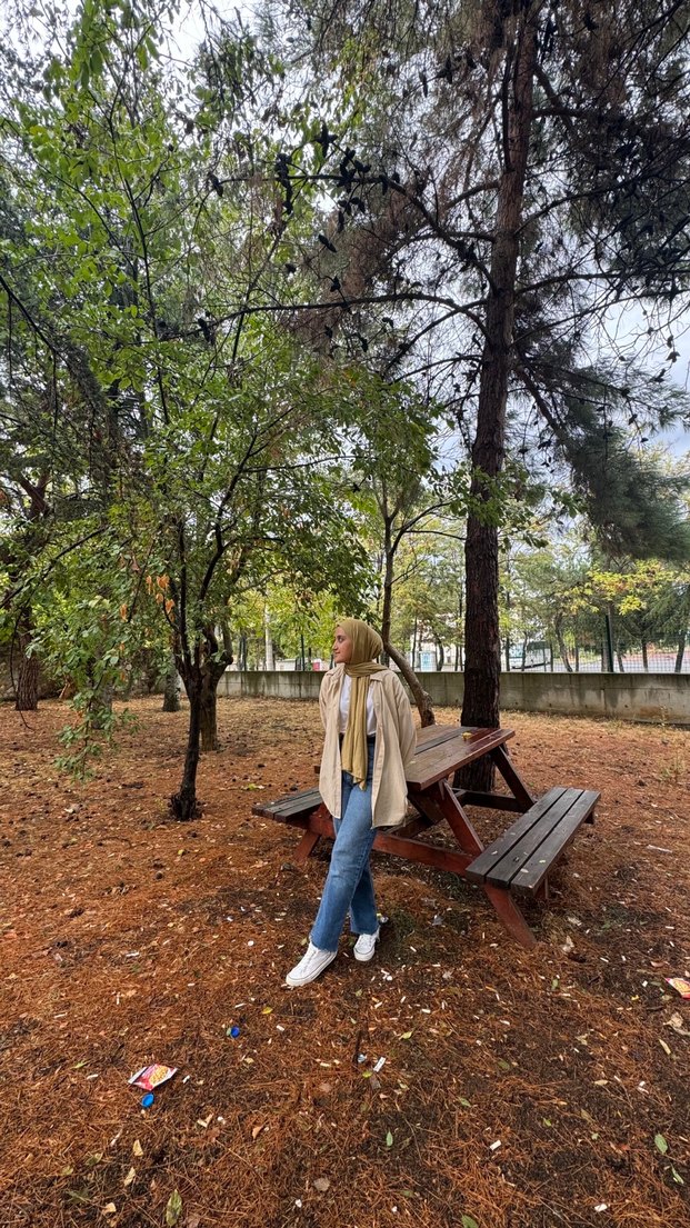 Bej gömlek - Görsel 3