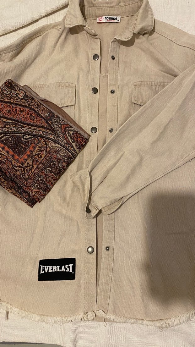 Düğmeli mevsimlik gömlek, Ceket - Görsel 2