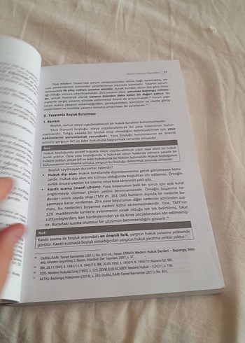Medeni Hukuk Başlangıç Hükümleri Kitabı - Görsel 15