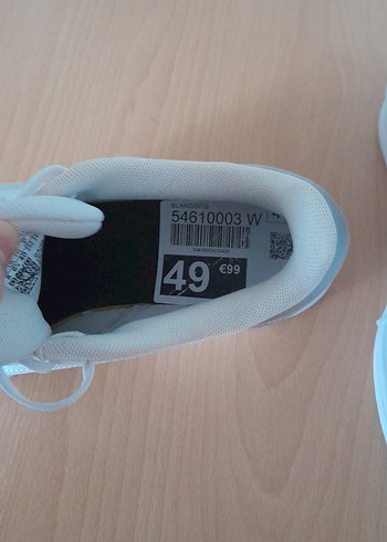 Beyaz Bağcıklı Kadın Spor Ayakkabı - Görsel 5