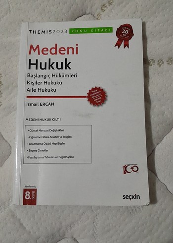 Medeni Hukuk Başlangıç, Kişiler ve Aile Hukuku Kitabı