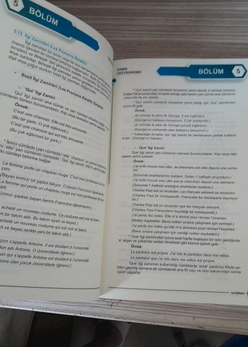 Beden 16 Derste Fransızca Dil Bilgisi Kitabı