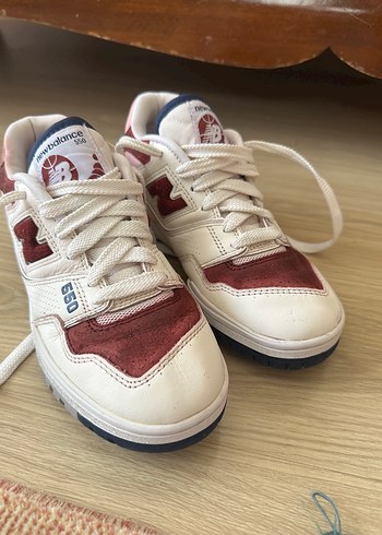 New Balance New Balance Beyaz Bordo Platform Spor Ayakkabı