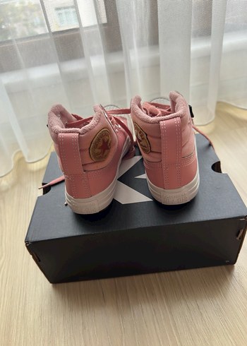 Converse Chuck Taylor All Star Pembe Deri Bot - Görsel 7