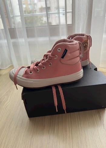 Converse Chuck Taylor All Star Pembe Deri Bot - Görsel 5