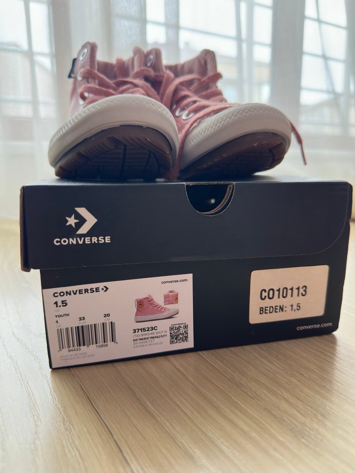 Converse Chuck Taylor All Star Pembe Deri Bot - Görsel 4