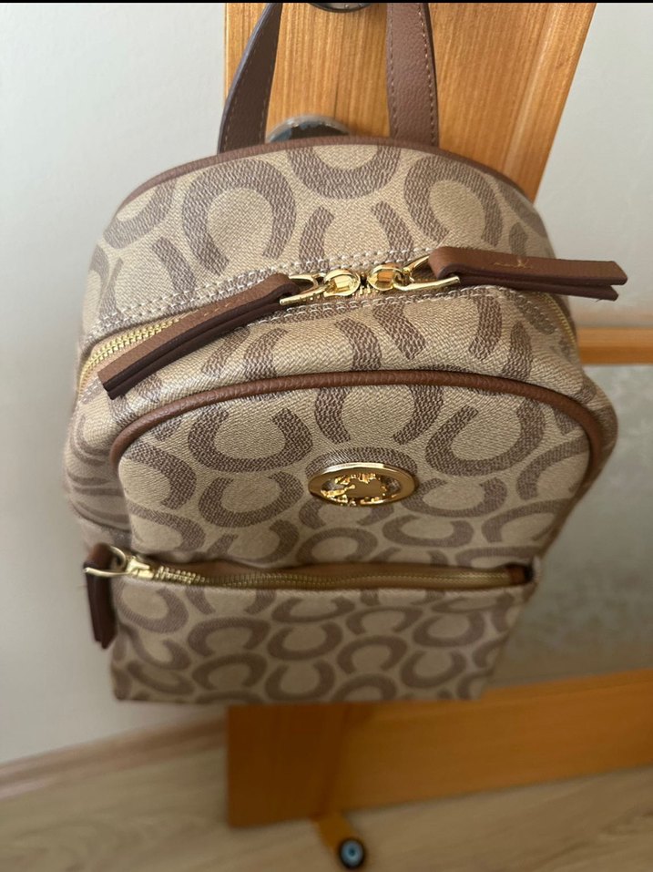 U.s.polo Kahverengi Kadın Deri Sırt Çantası - Görsel 2