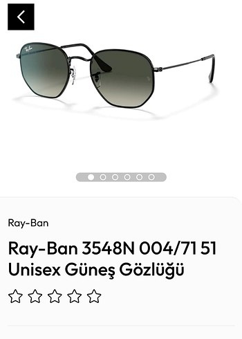 Ray-Ban 3548N Unisex güneş gözlüğü - Görsel 6
