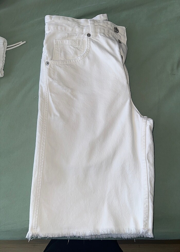 Mango kot şort orjinal - Görsel 5