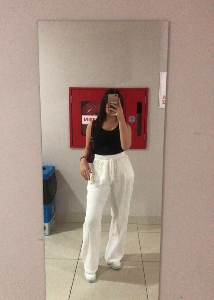 keten pantolon - Görsel 2